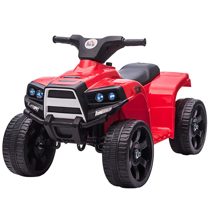 HOMCOM 6 V Kids Ride on Cars Electric ATV Black,Red