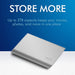 LaCie 2TB USB-C Portable External Solid State Drive Silver