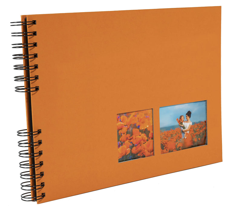 Exacompta Milano Photo Album Spiral Hardback Paper 22 x 32 x 3 cm Orange