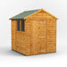 Power Garden Shed 66PA Golden Brown 6x6