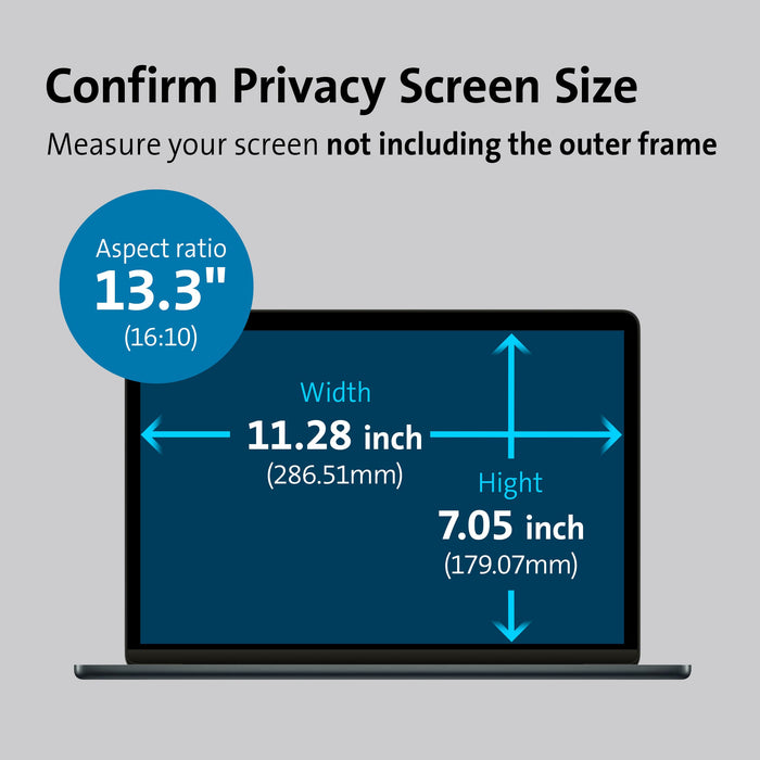 Kensington MagPro - Notebook privacy filter - 16:10 - removable - magnetic - 13.3"