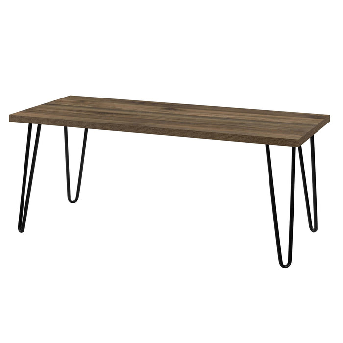 Alphason Rectangular Coffee Table with Walnut MDF Top and Columbia Walnut Frame 5067396COM 1067 x 495 x 453mm