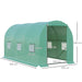 OutSunny Tunnel Greenhouse Outdoors Waterproof Green 2000 mm x 4000 mm x 1900 mm