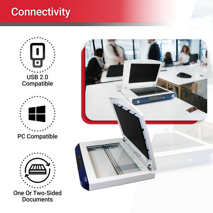 Xerox DocuMate 4700 - Flatbed scanner - Contact Image Sensor (CIS) - A3 - 600 dpi - up to 1000 scans per day - USB 2.0