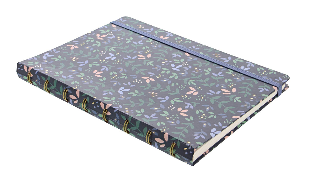 Filofax Notebook 115114 A5 Ruled Twin Wire Paper and Board Soft Cover Multicolour 56 Pages