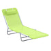 OutSunny Lounge Chair 01-0335 Textilene, Steel Green