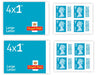 Royal Mail Postage Stamps 1st Class Large Letter UK Self Adhesive Pack of 4