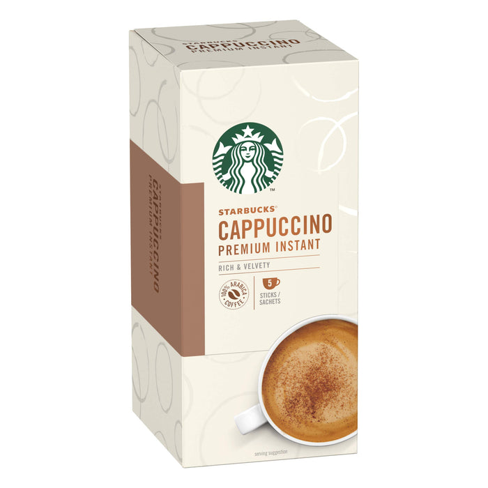 Starbucks Cappuccino Premium Instant Coffee Sachets Box Cappuccino 70 g Pack of 5