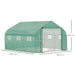 OutSunny Polytunnel Greenhouse 3.5 x 3 x 2 m