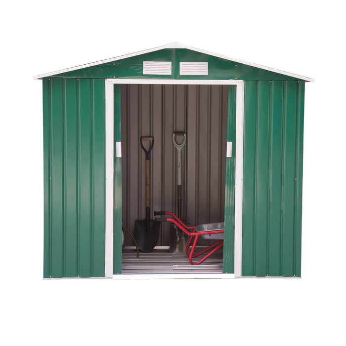 OutSunny Garden Shed Storage Outdoors Water proof Green 1270 mm x 2130 mm x 1850 mm