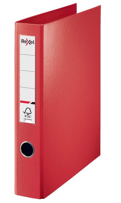 Rexel Choices Ring Binder 4 ring 40 mm Polypropylene A4 Red