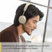 Jabra Evolve2 75 - Headset - on-ear - Bluetooth - wireless - active noise cancelling - USB-C - noise isolating - beige - Optimised for UC