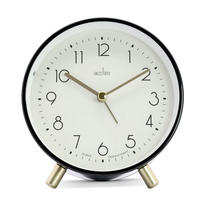 Acctim Clock 16263 11.2 cm x 5 cm x 12.6 cm Black