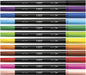 BIC Dual Felt Tip Pen 0.7 mm Intensity Assorted Pack of 12