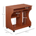 HOMCOM Computer Desk Brown 480 x 760 mm