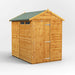 Power Garden Shed 75PASS Golden Brown 7x5