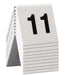 Securit Table Numbers 11-20 white 5.2 x 4.5 x 5.2 cm Pack of 10