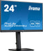 iiyama ProLite XUB2494HSU-B2 - LED monitor - 24" (23.8" viewable) - 1920 x 1080 Full HD (1080p) @ 75 Hz - VA - 250 cd/m² - 3000:1 - 4 ms - HDMI, DisplayPort - speakers - matte black