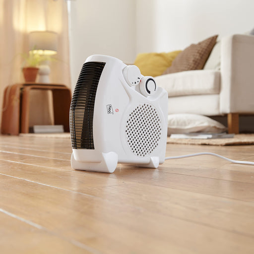 NEO Fan Heater Plastic White 24 x 24 x 12 cm