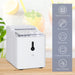 HOMCOM Ice Maker Machine 1.5 L 120 W PS, PP (Polypropylene) White