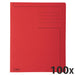 Exacompta Forever Square Cut Folder A4 Red Manila 280 gsm Pack of 100