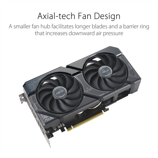 ASUS Dual GeForce RTX 4060 Ti - OC Edition - graphics card - GeForce RTX 4060 Ti - 8 GB GDDR6 - PCIe 4.0 - HDMI, 3 x DisplayPort