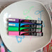 Uni-ball Chalk Marker PWE-5M PARTY Bullet 2.5 mm Green, Pink, Violet, Blue Pack of 4