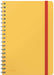 Leitz Cosy B5 Wirebound Notebook 4527 Soft Touch Ruled Yellow 160 Pages