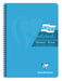 Europa Notebook 5802Z A4 Ruled Spiral Bound Side Bound Cardboard Hardback Blue Perforated 180 Pages