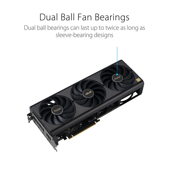 ASUS ProArt GeForce RTX 4070 Ti 12GB - OC Edition - graphics card - GeForce RTX 4070 Ti - 12 GB GDDR6X - PCIe 4.0 - HDMI, 3 x DisplayPort