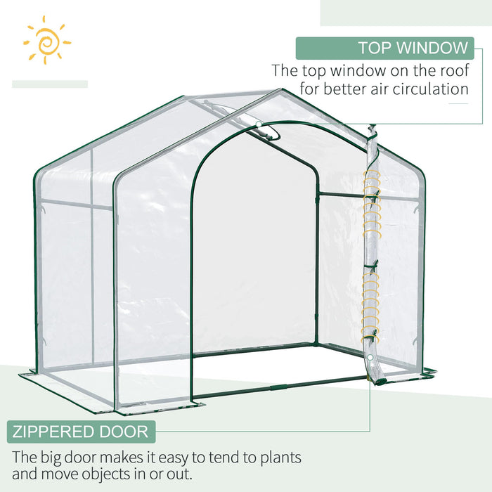 OutSunny Greenhouse Outdoors Waterproof Transparent 1050 mm x 1800 mm x 1650 mm