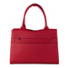 SOCHA Ladies Laptop Bag Straight Line Red 15.6 Inch Synthetic Leather Red 42 x 13 x 31.5 cm