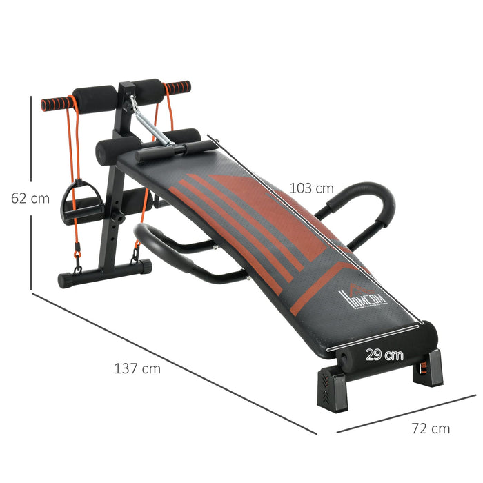 HOMCOM Sit-Up Bench 9000 g Black