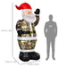 HOMCOM Christmas Santa Claus in Camouflage Inflatable Multicolour