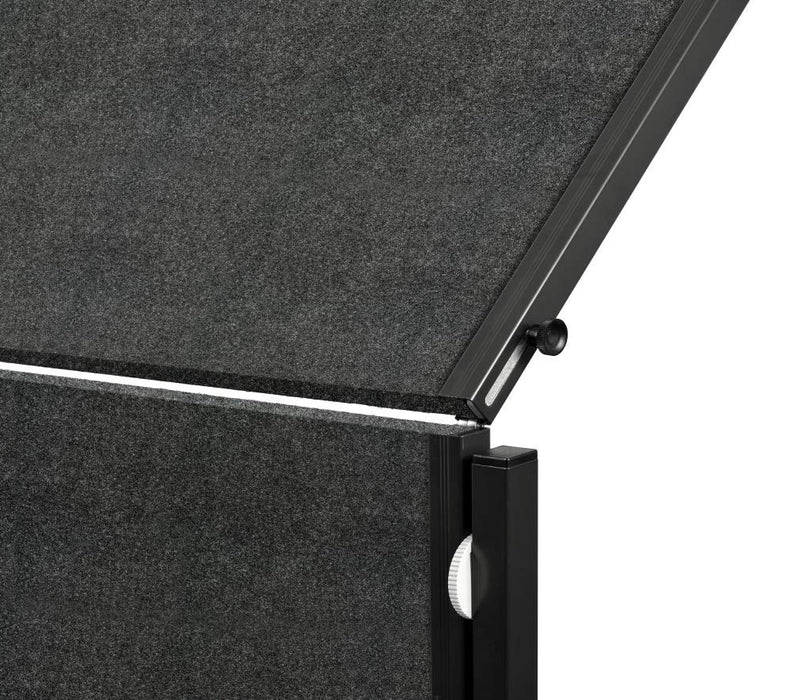 Legamaster Freestanding Notice Board PREMIUM PLUS Foldable Anthracite 150x120 cm