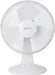 igenix Desk Fan FANPK06 Non Height Adjustable Main 25 W Plastic White 2 21.5 x 27.5 x 38 cm Pack of 2