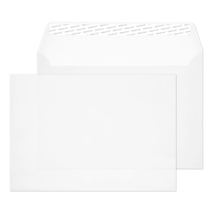 Creative Senses Envelopes C5 229 (W) x 162 (H) mm Adhesive Strip White 90 gsm Pack of 250