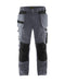 BLÅKLÄDER Trousers 15551860 Cotton, PL (Polyester) Grey, Black Size 40L