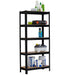 NEO Rack NEO-SHELF-BLACK 5 Shelves 700 (W) x 300 (D) x 1,500 (H) mm