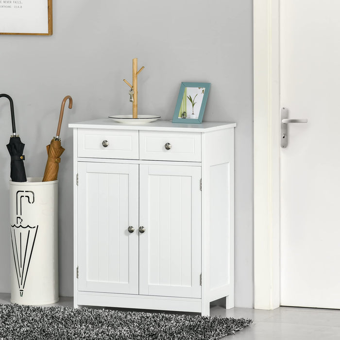 kleankin Floor Cabinet White 300 x 750 mm