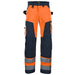 BLÅKLÄDER Trousers 15661811 Cotton, PL (Polyester) Orange, Navy Blue Size 51S