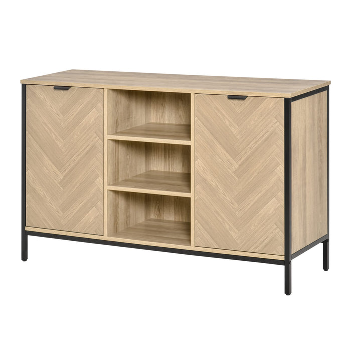 SIDEBOARD STORAGE CABINET OAK