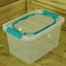 Whitefurze Carry Storage Box 13 L Transparent 38 x 26 x 21 cm