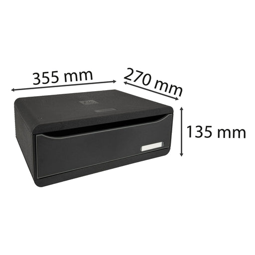 Exacompta Drawer Unit Plastic Black