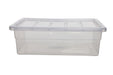 Whitefurze Spacemaster Storage Box + Lid 28 L Transparent 56 x 38 x 18 cm