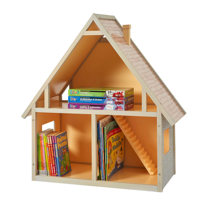 Liberty House Toys Bookcase LHT2003 Medium-density fibreboard 3+ 770 (W) x 320 (D) x 800 (H) mm Beige