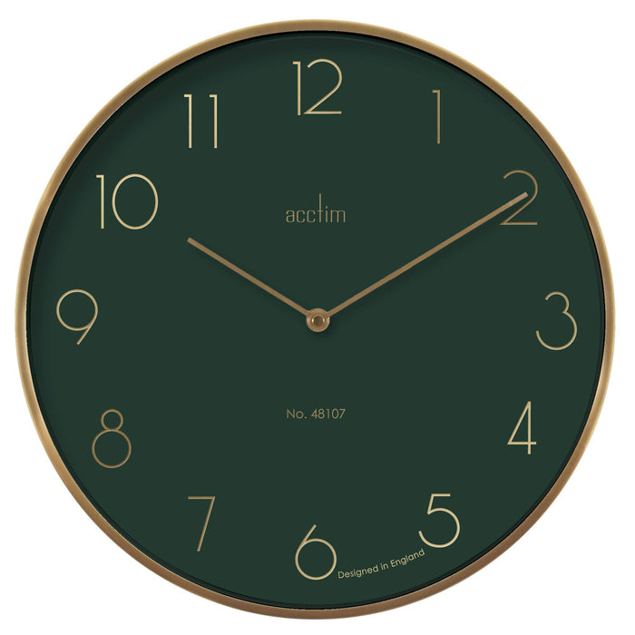 Acctim Wall Clock 29515 35 x 35 x 4 x 35 cm Brushed Brass