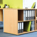 Bookcase Oak Premier Desk High