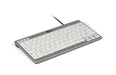 BakkerElkhuizen Compact Wired Keyboard UltraBoard 950 Ergonomic QWERTY GB USB White, Silver