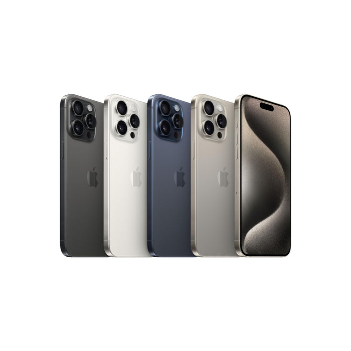 Apple iPhone 15 Pro Max - 5G smartphone - dual-SIM / Internal Memory 512 GB - OLED display - 6.7" - 2796 x 1290 pixels (120 Hz) - 3x rear cameras 48 MP, 12 MP, 12 MP - front camera 12 MP - black titanium